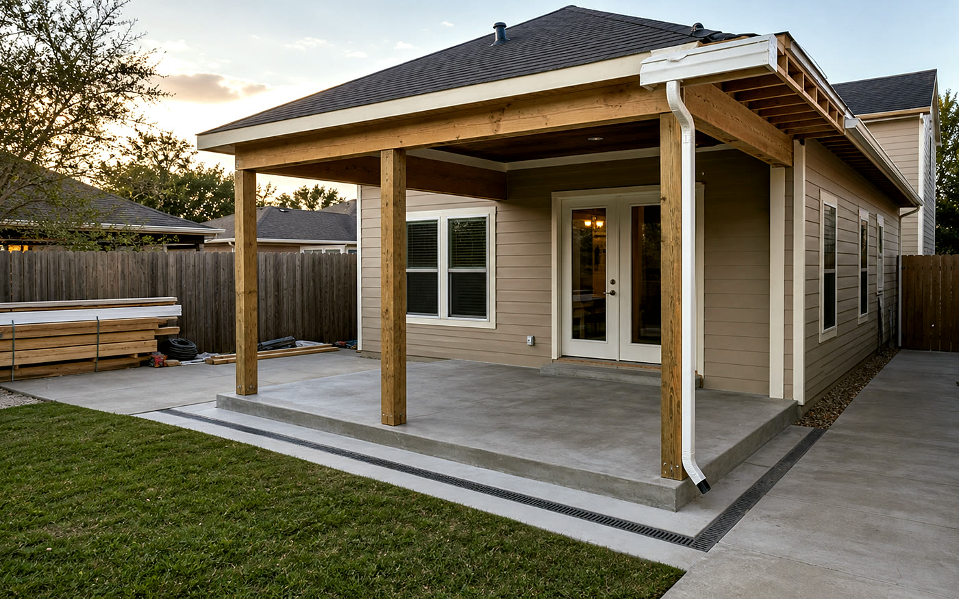 Exterior painting and pressure washing photo for Complete Exterior Protection Exterior painting and pressure washing: exterior painting and pressure washing project showing a clean Houston finish and exterior prep work